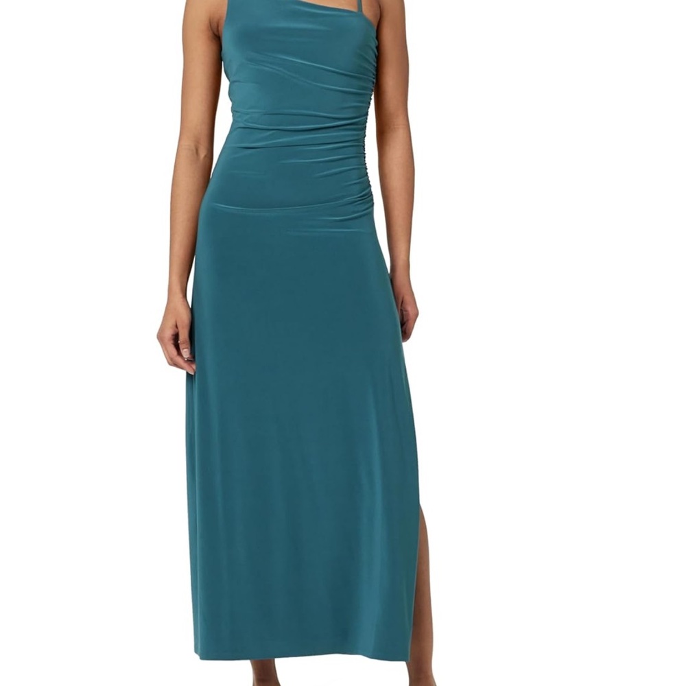 The Drop Women's Lupita Draped One-Shoulder Maxi Dress | NWT | Medium